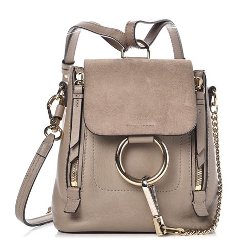 chloe faye backpack large|chloe backpack mini.